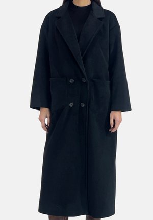 Klassischer Mantel - schwarz