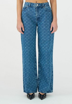AUGUSTA WASH PUNCH NEEDLE - Jeans a sigaretta - denim blue
