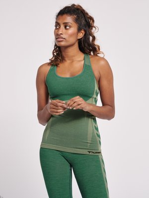 Hummel, HMLCLEA SEAMLESS TOP - Top - laurel wreath