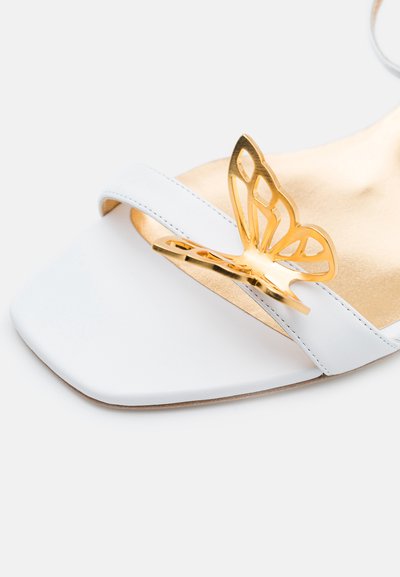 Sophia Webster MARIPOSA - Sandals - white/gold