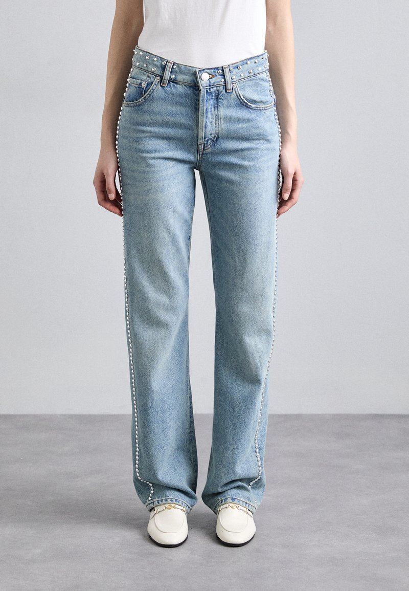 Maje - PYCLOU - Straight leg jeans - bleu, Vergroten