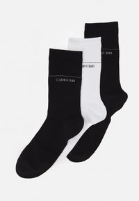 Calvin Klein Underwear WOMEN CARTON SLIDER GIFTBOX 3 PACK - Calze - black