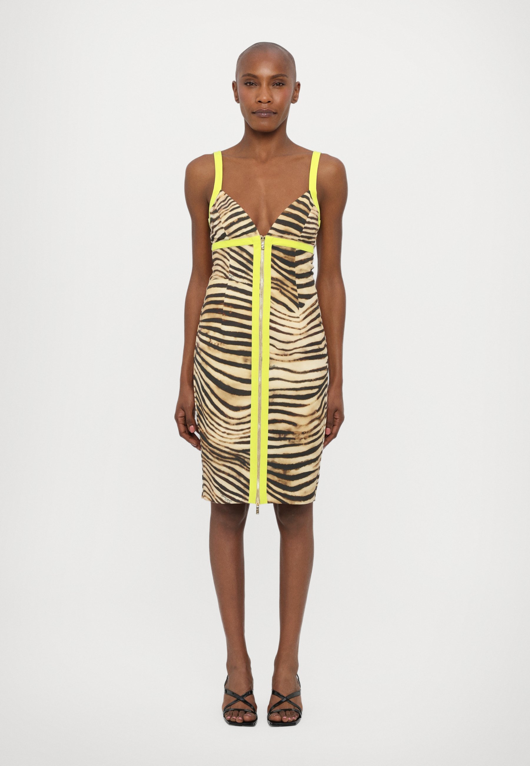 ワンピース JUST CAVALLI Woman Dress Green 77PAO922NS489 180 Silk mini dress Just Cavalli Green size 42 IT in Silk - 26143305