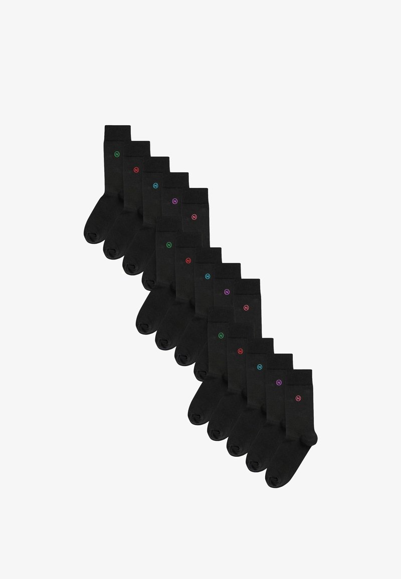 Next EMBROIDERED LASTING FRESH 15 PACK - Strømper - black rainbow logo