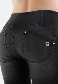 Freddy WR UP VITA MEDIA IN  NAVETTA CON STRAPPI - Jeans Skinny Fit - denim nero