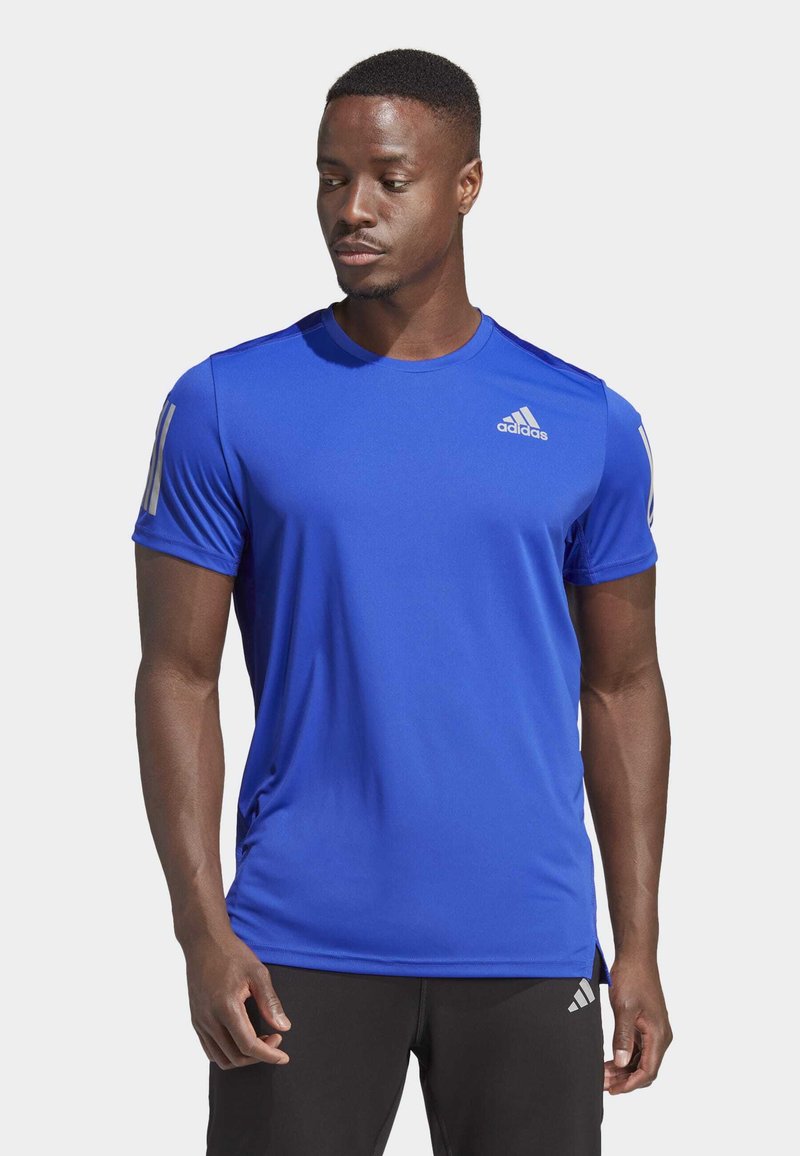 adidas Performance OWN THE RUN Print Tshirt lucid blue reflective