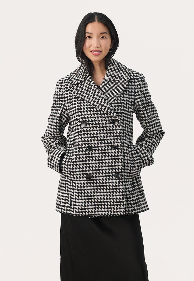 Part Two Halflange jas zwart Part Two Halflange jas zwart