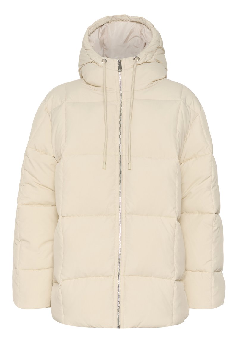 Soaked in Luxury Wintermantel crème