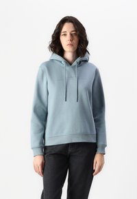 Calvin Klein Jeans INSTITUTIONAL GRAPHIC  HOODIE - Felpa - lead