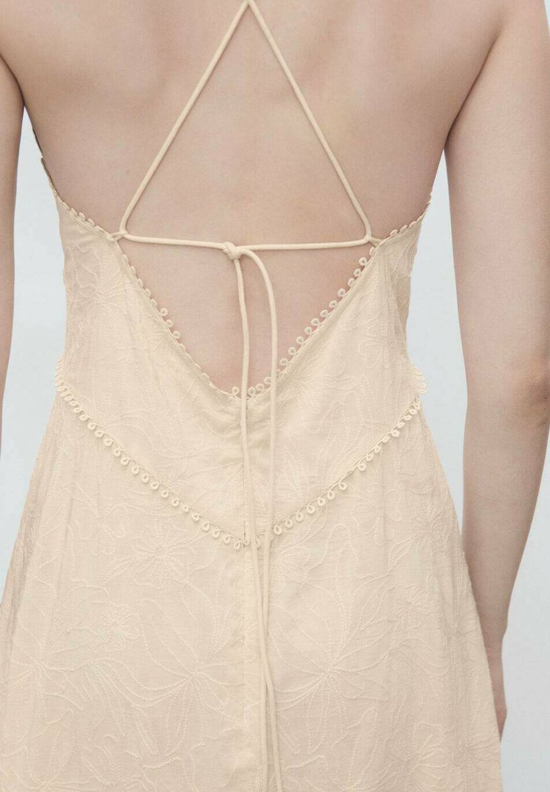 Mango HAFTOWANA - Maxi dress - off-white - Zalando.ie