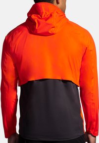 Brooks HIGH POINT - Regnjacka - cherry tomato phantom grey