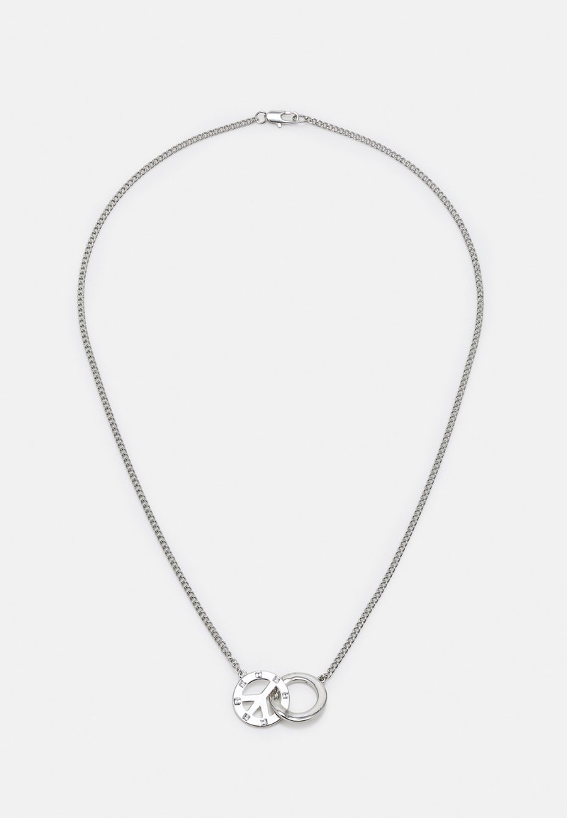 Uncommon Souls PEACE LINK NECKLACE UNISEX - Κολιέ - silver coloured