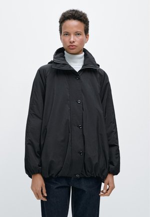 Massimo Dutti WATER-REPELLENT PADDED WITH HIGH NECK - Parka - black