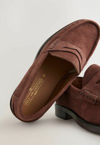 Next REGULAR FIT - SUEDE LOAFERS - Instappers - rust brown