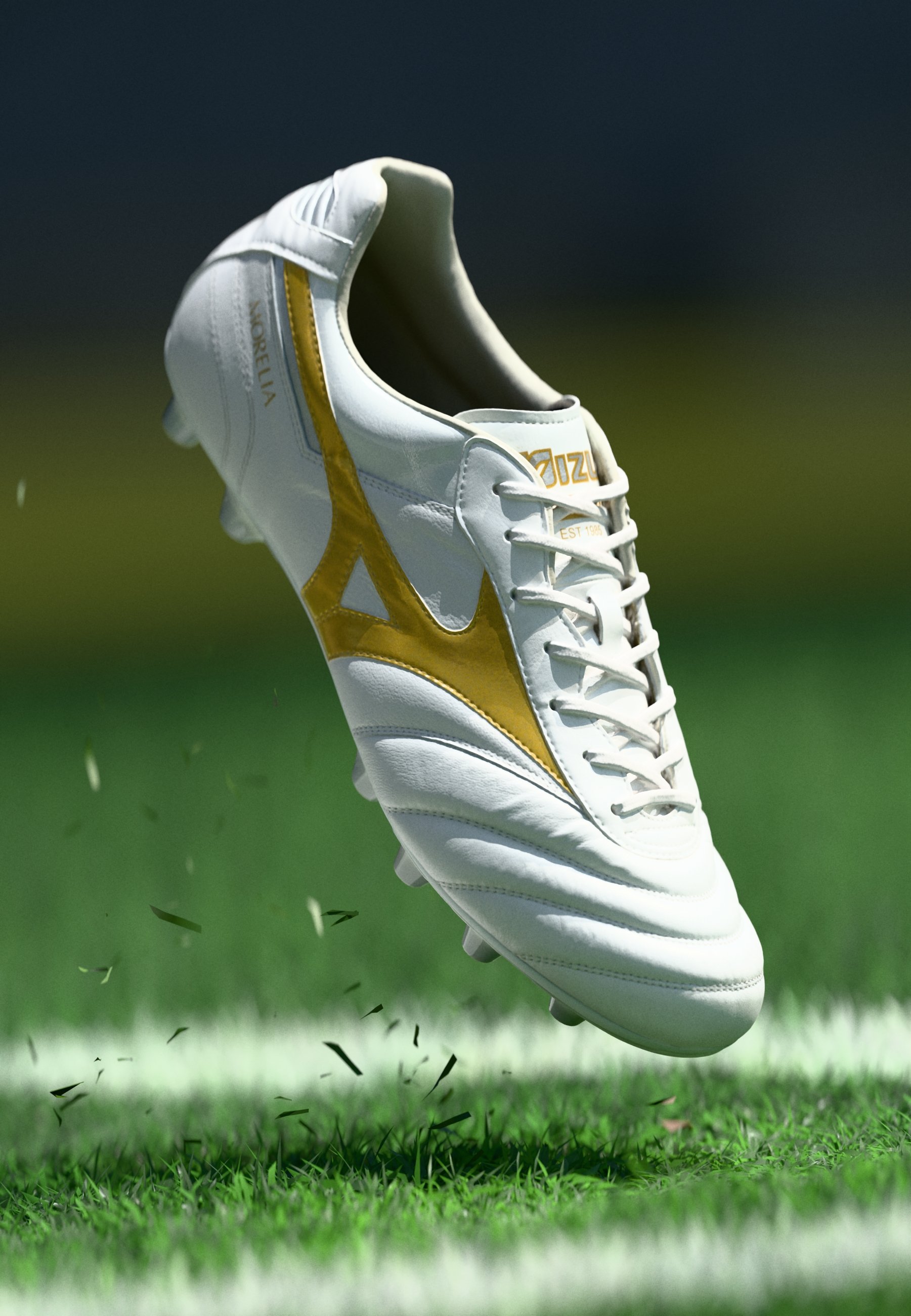white gold soccer cleats