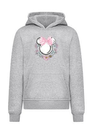 MINNIE MOUSE - FLOWERS LOGO  - Hoodie - heather grey
