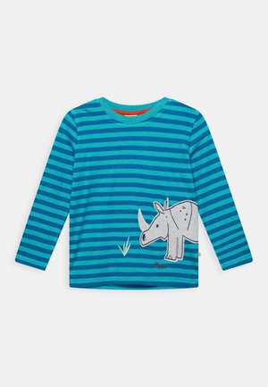FELIX WRAP AROUND - Langarmshirt - deep sea stripe/rhino