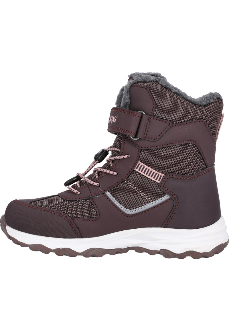 ZIGZAG BALFUL - Snowboot/Winterstiefel - fudge/bordeaux - Zalando.at
