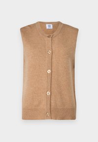 BUTTON UP TANK - Vest - camel