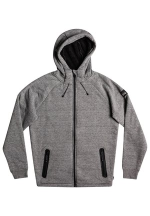 Sudadera con cremallera - mottled dark grey