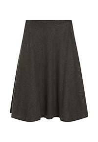 GINGHAM - A-linjekjol - black