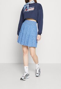 VILA A-linjainen hame - blue