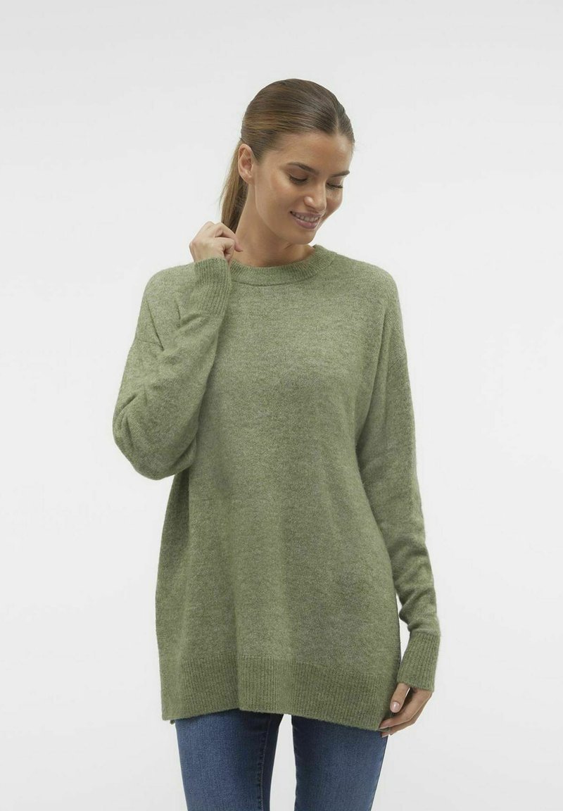Clique Clique Classic Cardigan dames grijs melange