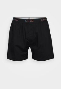 BOXER TRAD PRIDE COTTON POPLIN - Pidžamas apakšdaļa - black