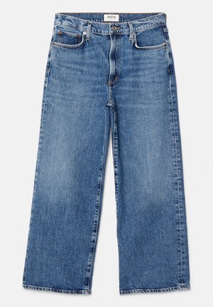 HARPER CROP - Jeans Straight Leg - dark blue