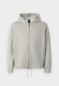 Felpa con zip - cream