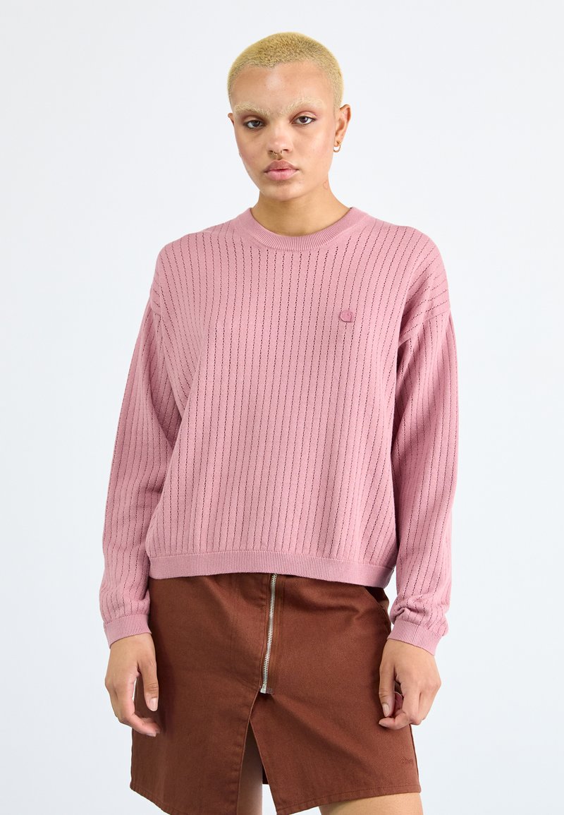 Carhartt WIP - NORLINA - Maglione - dusty fuchsia, Ingrandire
