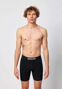 SNOCKS - MIT LÄNGEREM 6 PACK - Trunks - schwarz Thumbnail Image 1