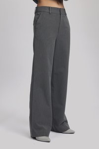 Gestuz JOELLE PINSTRIPE PANTS - Kalhoty - grey