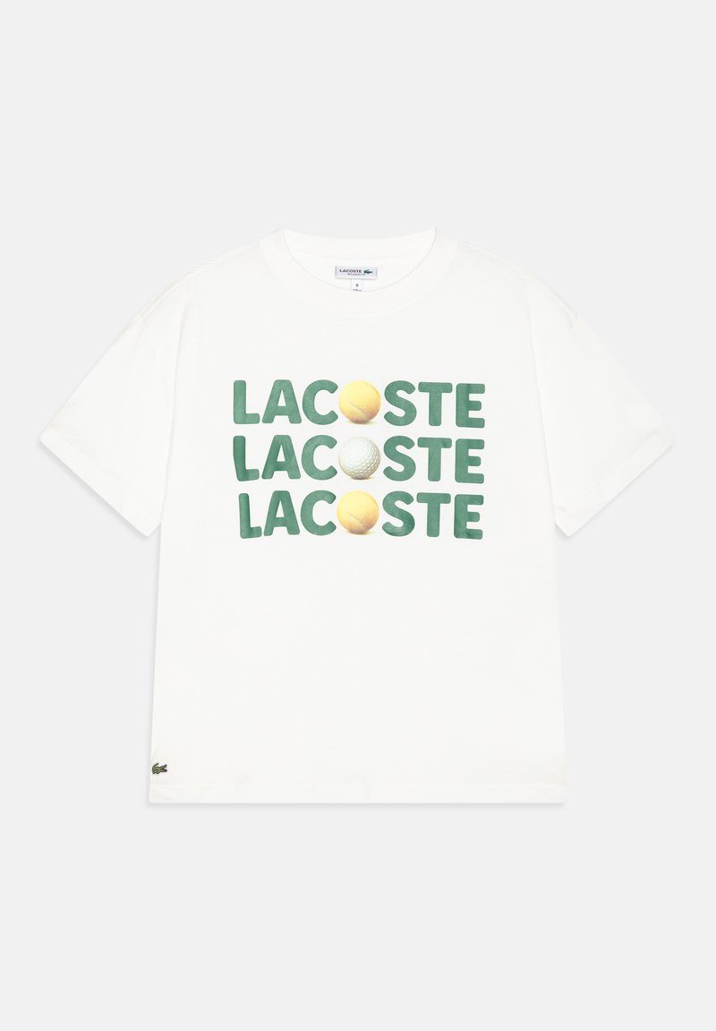 Lacoste T-shirt print crème