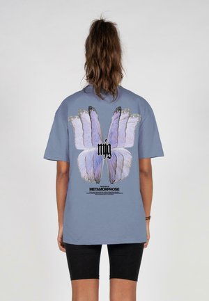 TEE TRANSFORMATION - Print T-shirt - vintage blue