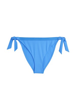 Tommy Hilfiger TONAL LOGO SIDE TIE  - Spodný diel bikín - blue spell