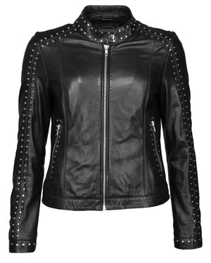 JCC Lederjacke - black