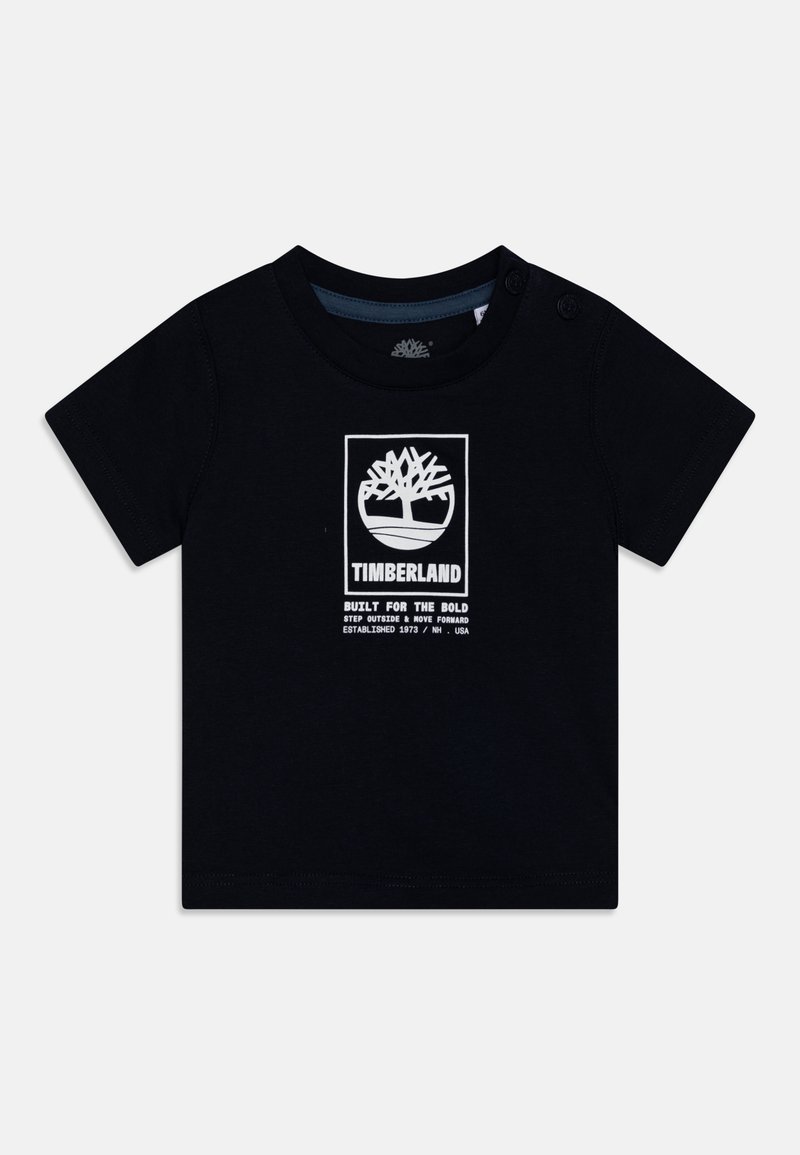 Timberland T-shirt print donkerblauw