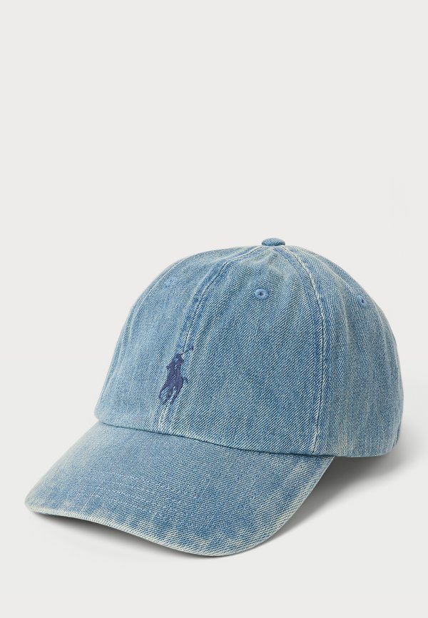 INDIGO DENIM BALL CAP - Cap - light wash denim