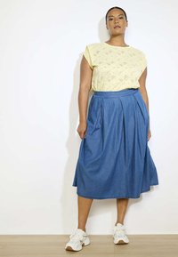 LolaLiza MIDI - Gonna a campana - medium blue