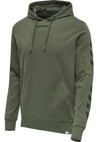 Hummel LEGACY - Felpa con cappuccio - olive