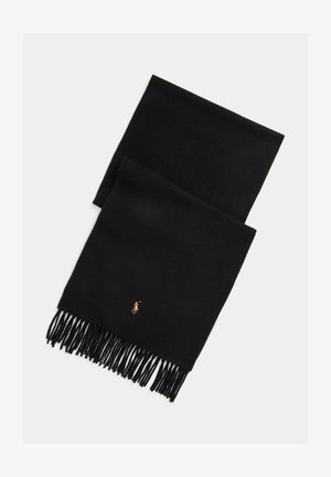 Polo Ralph Lauren FRINGE VIRGIN WOOL SCARF - Šála - black