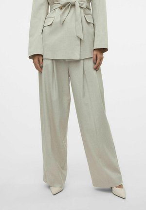 Bukser - light grey melange