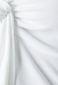 Gina Tricot TIE FRONT LONG SLEEVE - Top - offwhite