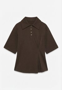 HELLA STRUCTURED - Πόλο - chocolate brown