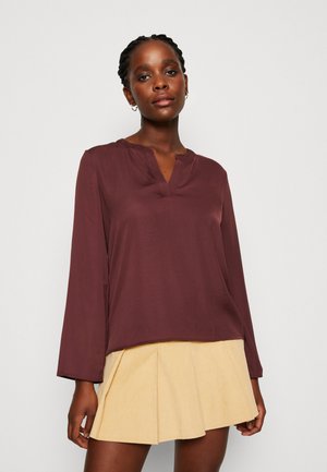 ONLY ONLAVA PLACKET SPIL - Μπλούζα με μακριά μανίκια - sassafras