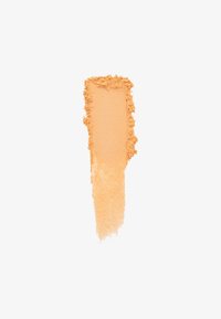 Makeup in polvere beige a forma rettangolare con un bordo testurizzato e granuloso. Superficie liscia con una pigmentazione morbida e un finish opaco.