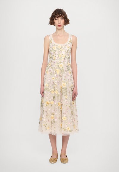 Needle & Thread FLORINE SCOOP NECK BALLERINA DRESS - Iltapuku - cream