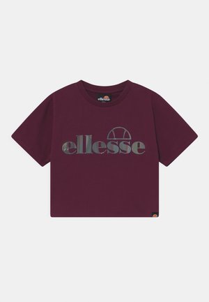 JORDALLA CROP TEE - T-shirt con stampa - dark purple