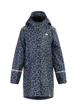 Regnjakke / vandafvisende jakker - blau/grau/schwarz leo